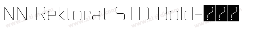 NN Rektorat STD Bold字体转换